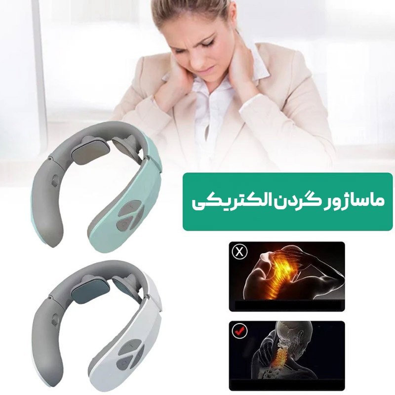 ماساژور دور گردن مدل J001-2C با جنس مرغوب و کیفیت دوخت و مونتاژ بالا