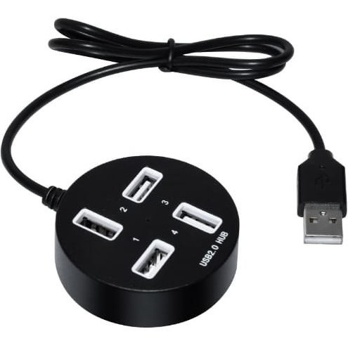 خرید هاب 4 پورت USB 2.0 با نمای کلی محصول و کیفیت ساخت مطلوب