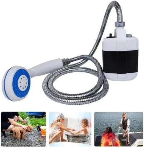 دوش شارژی قابلحمل Portable Outdoor، جزئیات طراحی و ساخت باکیفیت در نمای نزدیک