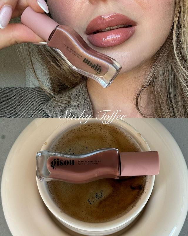 جزئیات کیفیت و متریال پک گیفت ست لیپگلاس گیسو 🧸🍫 مرطوبکننده و مغذی لبها در نمای نزدیک