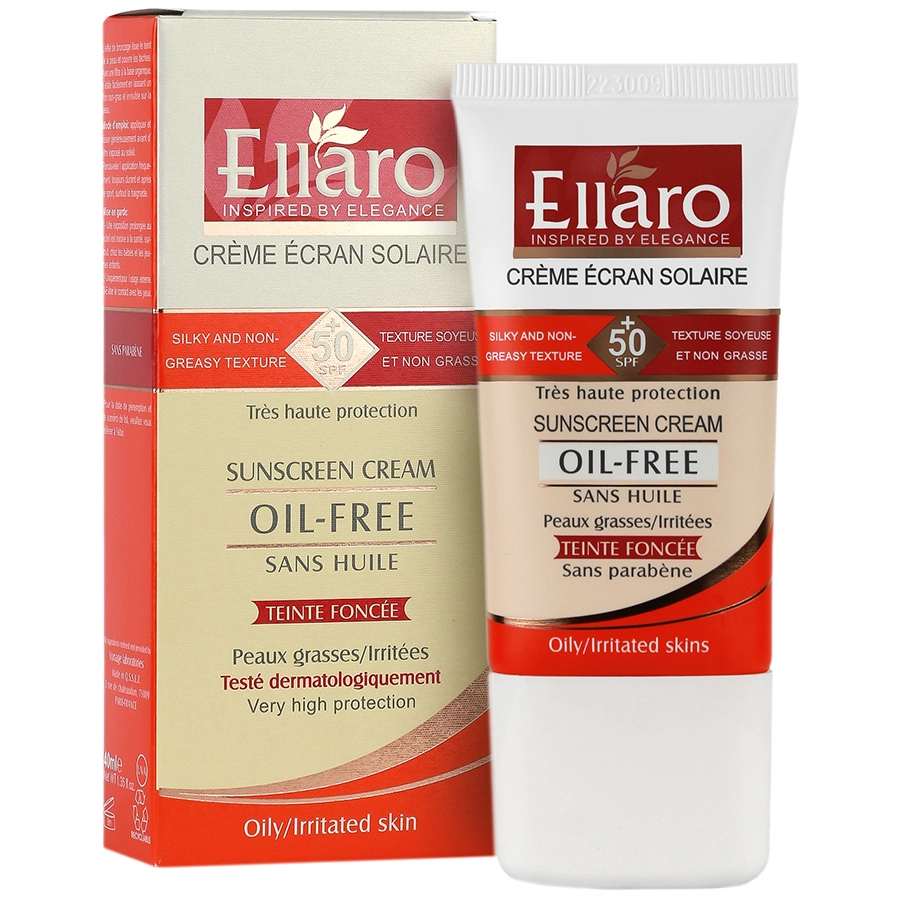 بافت و جنس کرم ضد آفتاب فاقد چربی SPF50 الارو کیفیت بالا و ماندگار در نمای نزدیک و کیفیت ساخت