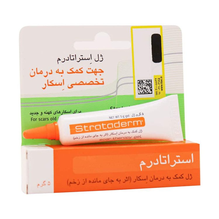 تصویر تخصصی ژل استراتادرم استرات فارما کیفیت و اصالت تضمینی با نمایش ویژگیها و جزئیات محصول