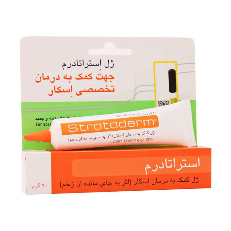 نمای قدی ژل استراتادرم استرات فارما کیفیت و اصالت تضمینی با تمرکز بر طرح و رنگ محصول