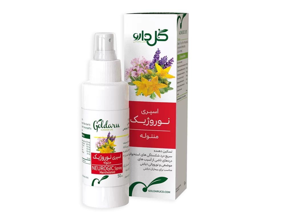 جزئیات کیفیت و متریال اسپری نوروژیک منتوله گل دارو کیفیت و اصالت تضمینی در نمای نزدیک