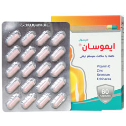 بستهبندی اورجینال ایموسان دی سان فارما کیفیت و اصالت تضمینی همراه با مشخصات محصول