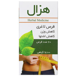 نمای پشت و جزئیات طراحی قرص هزال 60 عددی سینافراور کیفیت و اصالت تضمینی با کیفیت بالا