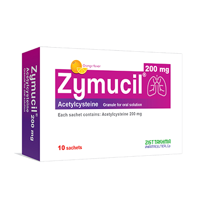 جزئیات کیفیت و متریال ساشه استیل سیستئین زیموسیل 200 زیست تخمیر 10 عددی کیفیت و اصالت تضمینی در نمای نزدیک