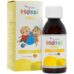 بستهبندی اورجینال شربت دایونیکس کیدزی زینک دایونیکس فارما انقضا 2026/12 کیفیت و اصالت تضمینی همراه با مشخصات محصول