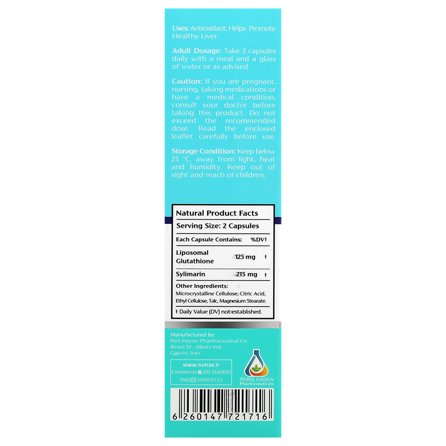 تصویر دتوکس نوتراکس 30 عددی مکمل پاکسازی کبد کیفیت و اصالت تضمینی با نورپردازی حرفهای و نمای واضح محصول