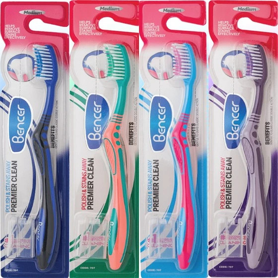 تصویر مسواک براش مدیوم بنسر مدل Premier Clean-707 بهداشت و مراقبت شخصی با نورپردازی حرفهای و نمای واضح محصول