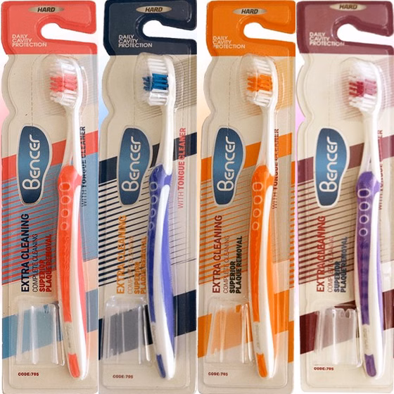 تصویر مسواک براش هارد بنسر مدل Extra Cleaning-705 بهداشت و مراقبت شخصی با نورپردازی حرفهای و نمای واضح محصول