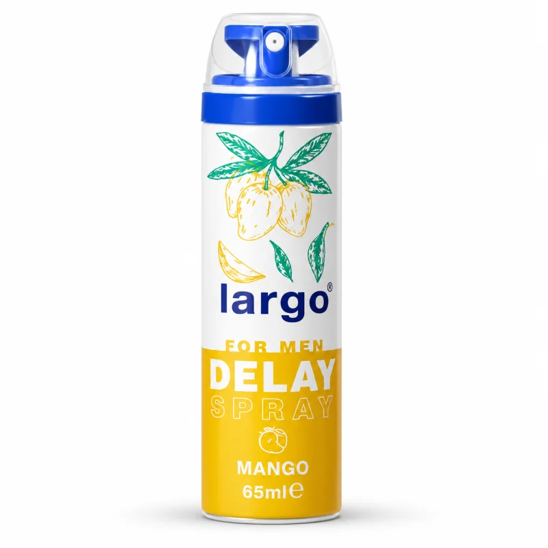 جزئیات کیفیت و متریال اسپری تاخیری لارگو با رایحه انبه حجم 65ml کیفیت و اصالت تضمینی در نمای نزدیک