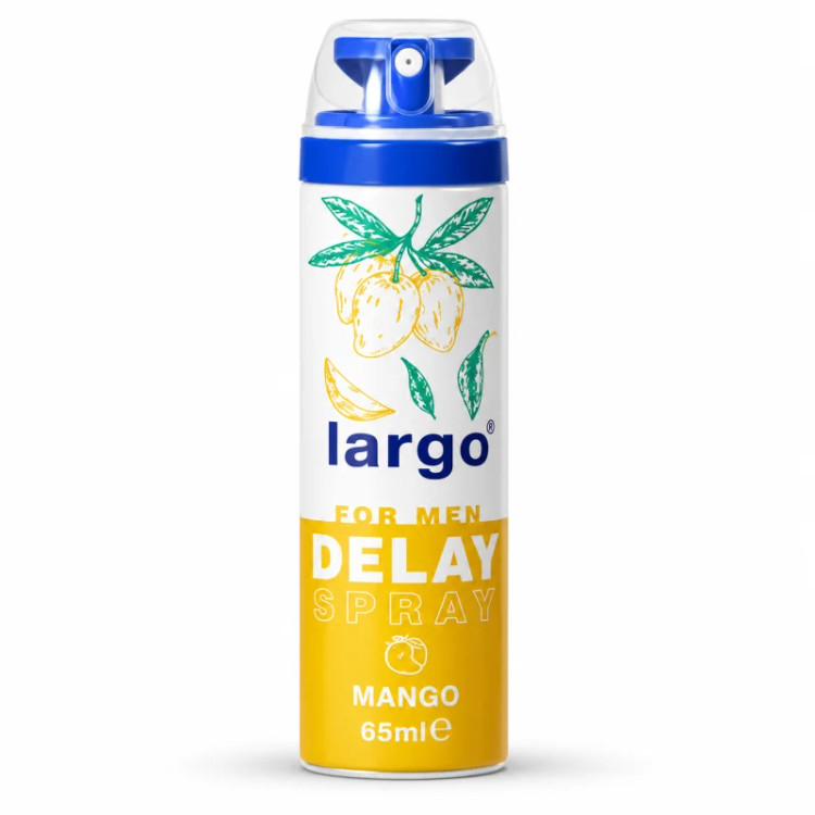 جزئیات کیفیت و متریال اسپری تاخیری لارگو با رایحه انبه حجم 65ml کیفیت و اصالت تضمینی در نمای نزدیک
