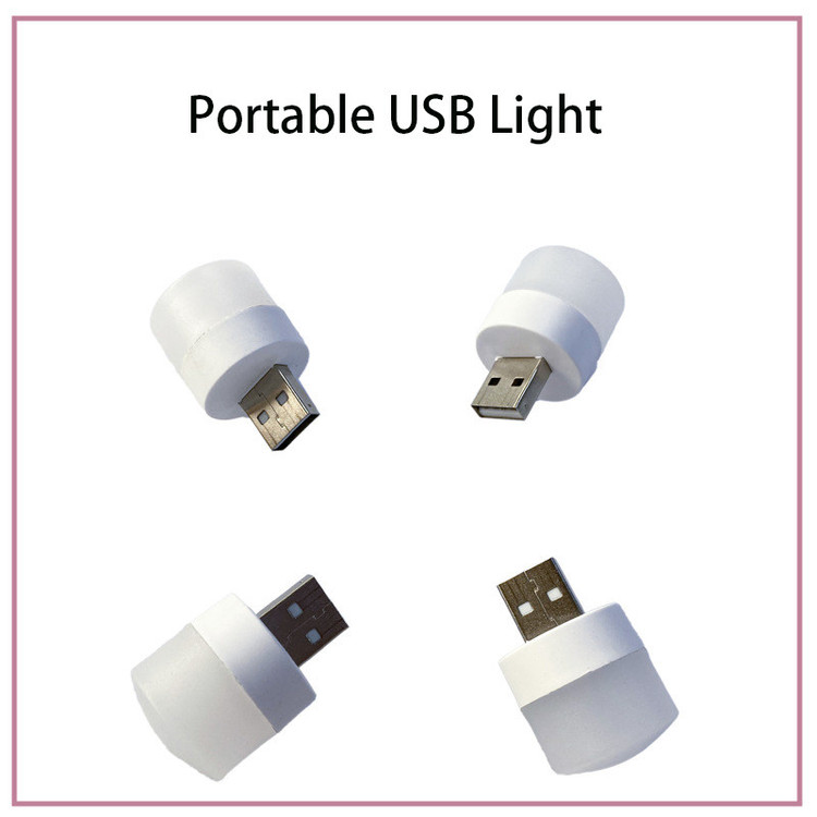 نمای قدی لامپ LED کممصرف USB کوچک ( فندقی) با تمرکز بر طراحی و کارایی محصول - نمای 6_1