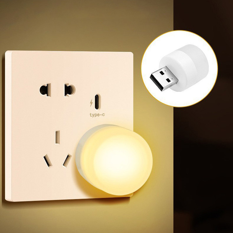 نمای پشت و اجزای تشکیلدهنده لامپ LED کممصرف USB کوچک ( فندقی) با کیفیت بالا - نمای 4_1