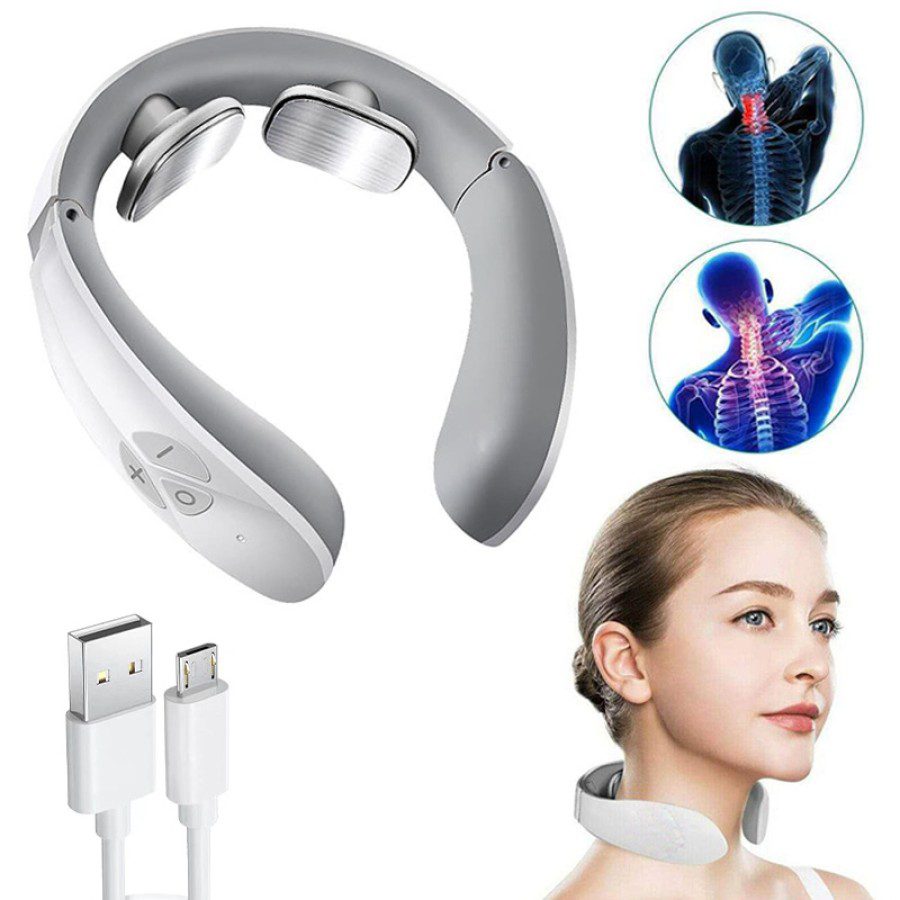 نمای قدی ماساژور گردن الکتریکی NECK Massager مدل J001-2C با تمرکز بر طراحی و کارایی محصول