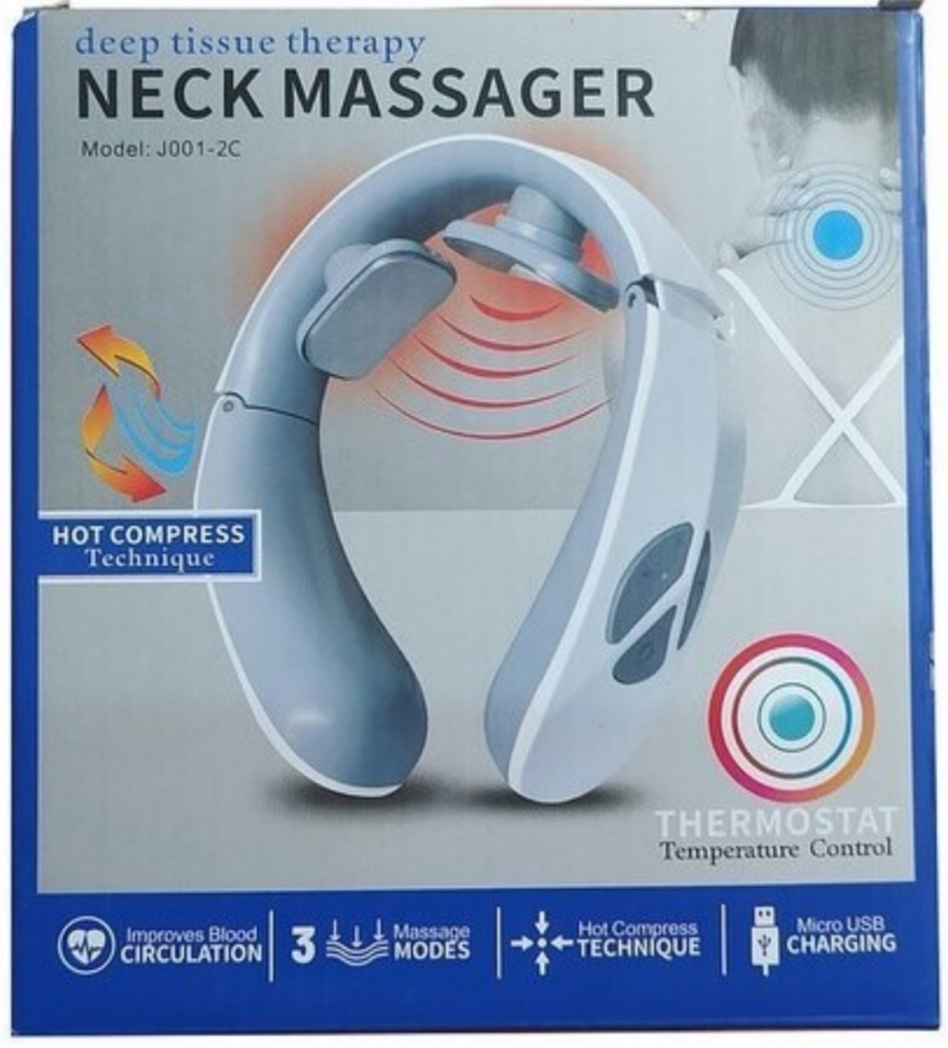 جزئیات کیفیت ساخت و متریال بهکاررفته در ماساژور گردن الکتریکی NECK Massager مدل J001-2C - نمای 10_1