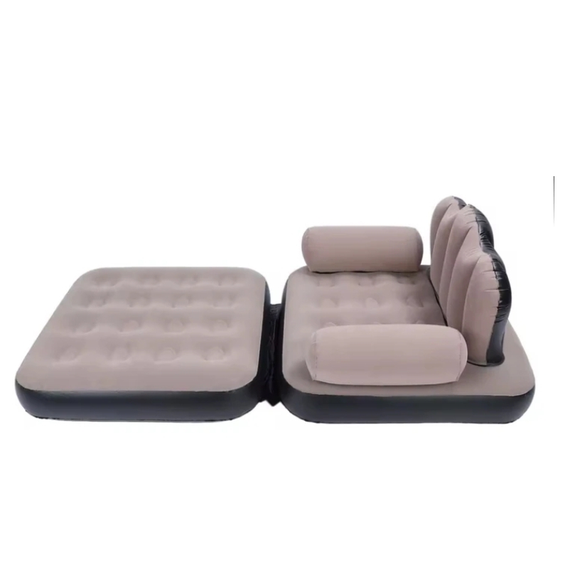 جزئیات کیفیت ساخت و متریال بهکاررفته در کاناپه بادی تخت شو به همراه پمپ باد دستی (مبل بادی تخت شو ، کاناپه بادی)