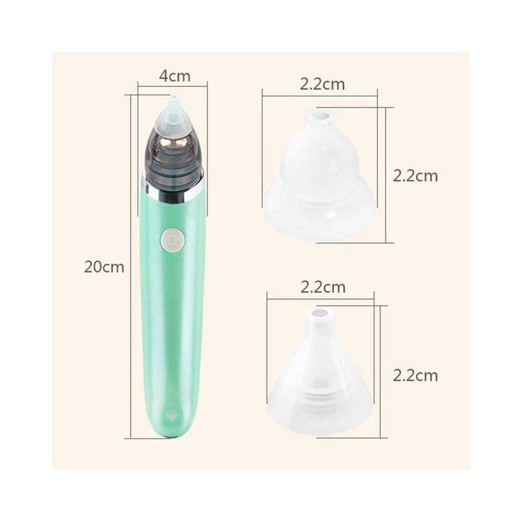 جزئیات دقیق قطعات و اجزای فین گیر (پوار) شارژی بینی کودک و نوزاد مدل MX-103 در نمای ماکرو - نمای 5_1