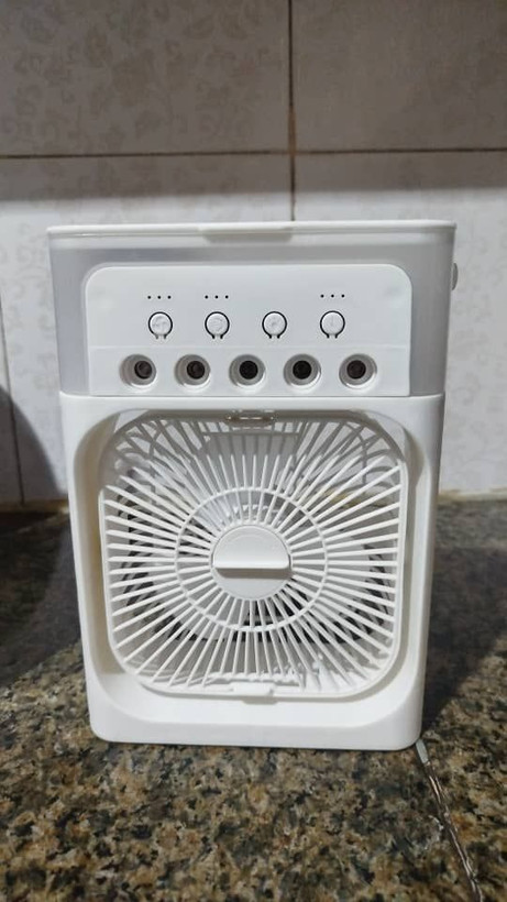 جزئیات دقیق قطعات و اجزای پنکه ۵ مه پاش رومیزی تایمر دار (رنگبندی دارد) در نمای ماکرو - نمای 17_1
