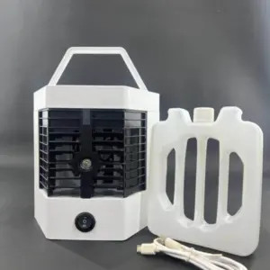 بافت و جنس مواد اولیه کولر آبی مدل Arctic Air Ultra pro (کولر و مه پاش) + بطری اضافه در نمای نزدیک - نمای 7_1