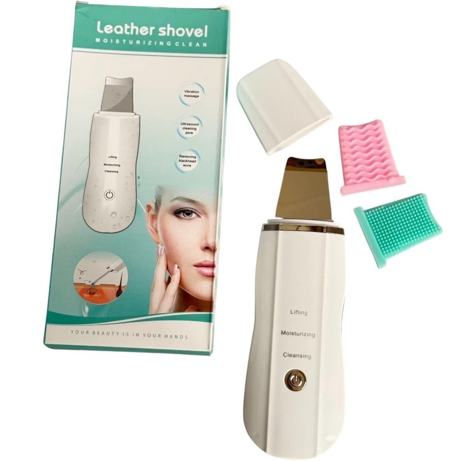 نمای قدی دستگاه اتو صورت با کیفیت و دکمه سیلور (ماساژور صورت، درما اف) leather shavel با تمرکز بر طراحی و کارایی محصول