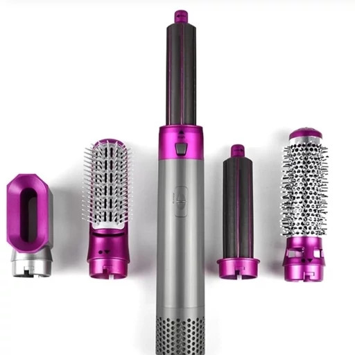 نمای پشت و اجزای تشکیلدهنده حالت دهنده مو و سشوار پنج کاره مو طرح دایسون مدل tp-5+1 با کیفیت بالا - نمای 14_1