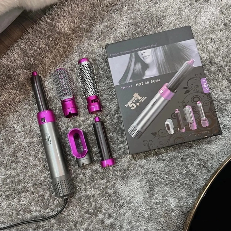جزئیات کیفیت ساخت و متریال بهکاررفته در حالت دهنده مو و سشوار پنج کاره مو طرح دایسون مدل tp-5+1 - نمای 33_1
