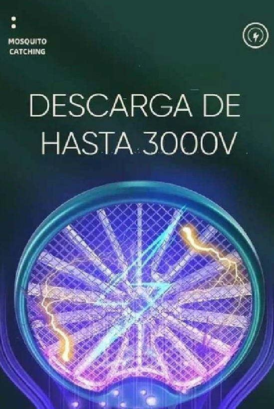 بستهبندی اورجینال حشره کش و پشه کش الکتریکی راکتی تاشو شارژی Stackable (تخفیف خورده به علت باتری ضعیف) همراه با مشخصات فنی محصول - نمای 10_1