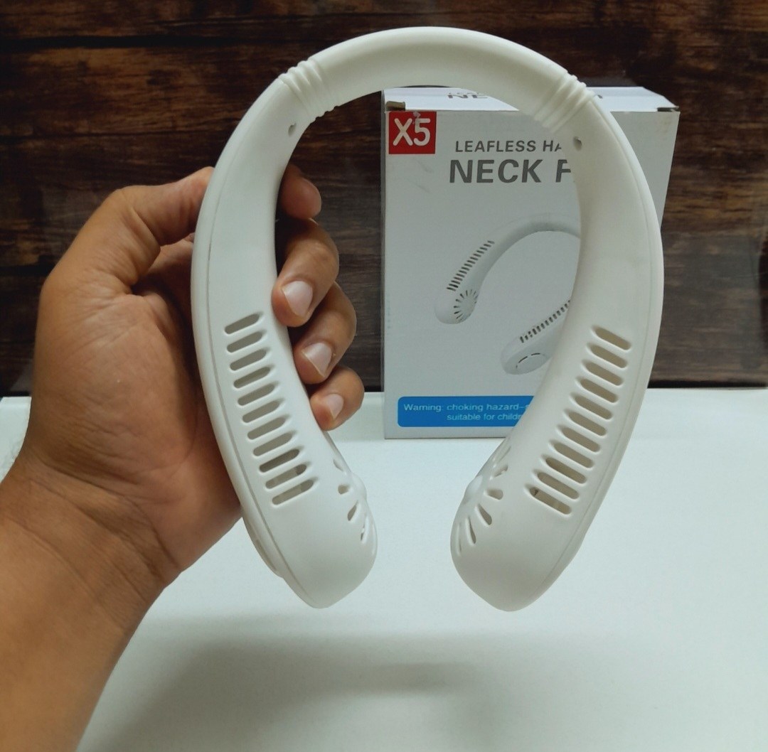جزئیات کیفیت ساخت و متریال بهکاررفته در پنکه گردنی شارژی بدون پره مدل X5 - نمای 12_1