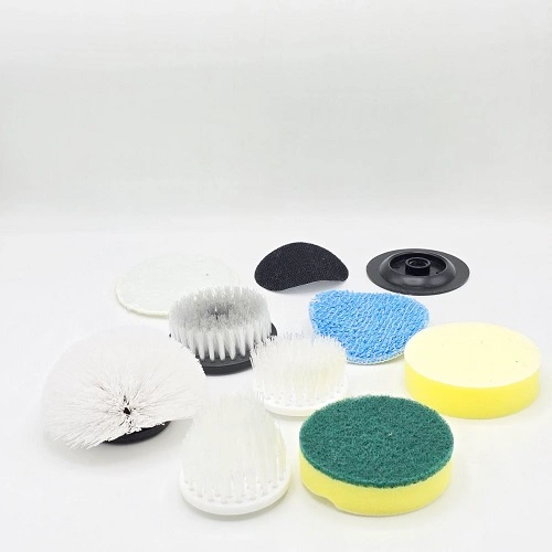 نمای قدی برس شستشو شارژی مخرن دار ۸ کاره و چرخشی با دسته مدل multi function cleaning brush (اسکرابر مخزن دار - فرچه مخزن دار) با تمرکز بر طراحی و کارایی محصول - نمای 6_1
