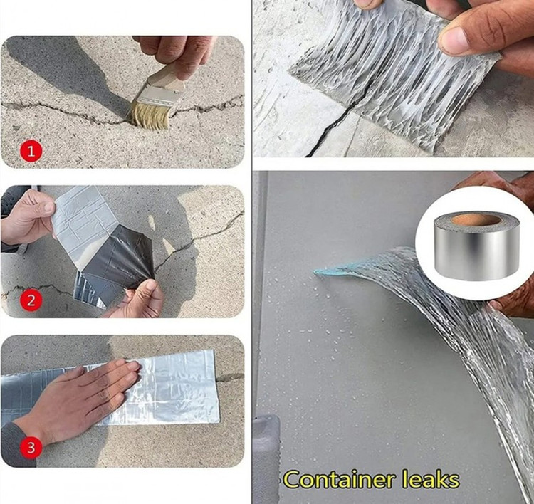 جزئیات دقیق قطعات و اجزای چسب آب بندی نواری در نمای ماکرو - نمای 21_2