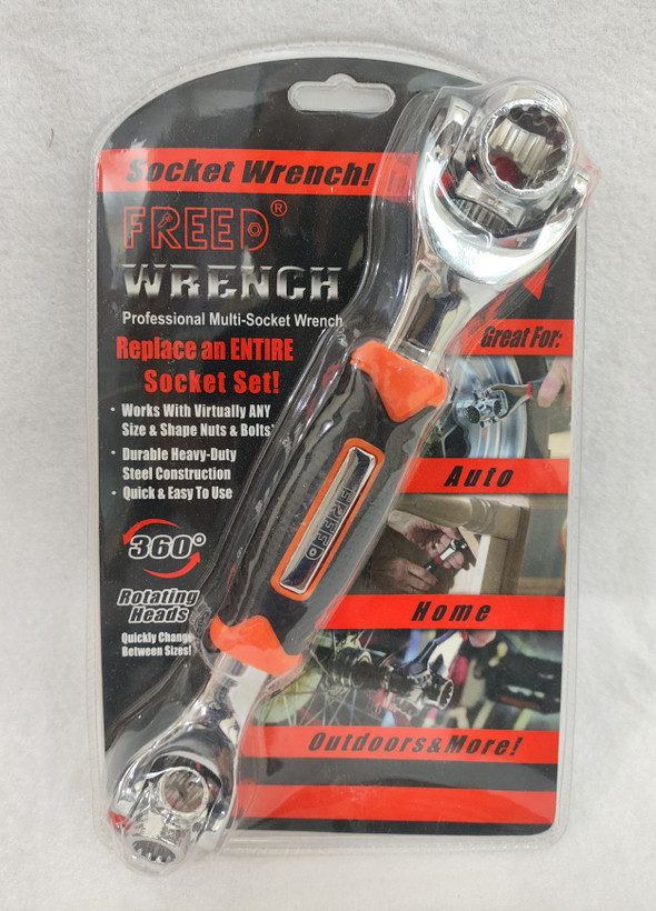 نمای کامل آچار همه کاره 360 درجه FREED WRENCH 360° همراه با بستهبندی اصلی و جزئیات محصول