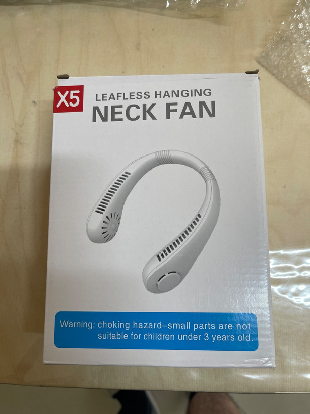 جزئیات کیفیت ساخت و متریال بهکاررفته در پنکه گردنی شارژی بدون پره مدل X5 - نمای 8_3