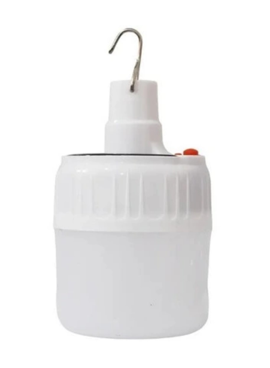 نمای پشت و اجزای تشکیلدهنده لامپ روشنایی خورشیدی با شارژ دوگانه (چراغ چادر) مدل BK-1822T با کیفیت بالا