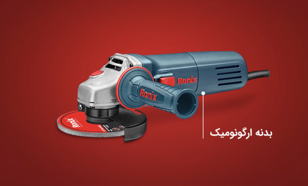 نمای محصول مینی فرز صنعتی ۸۸۰ وات رونیکس مدل 3110N با تمامی جزئیات ظاهری و فنی