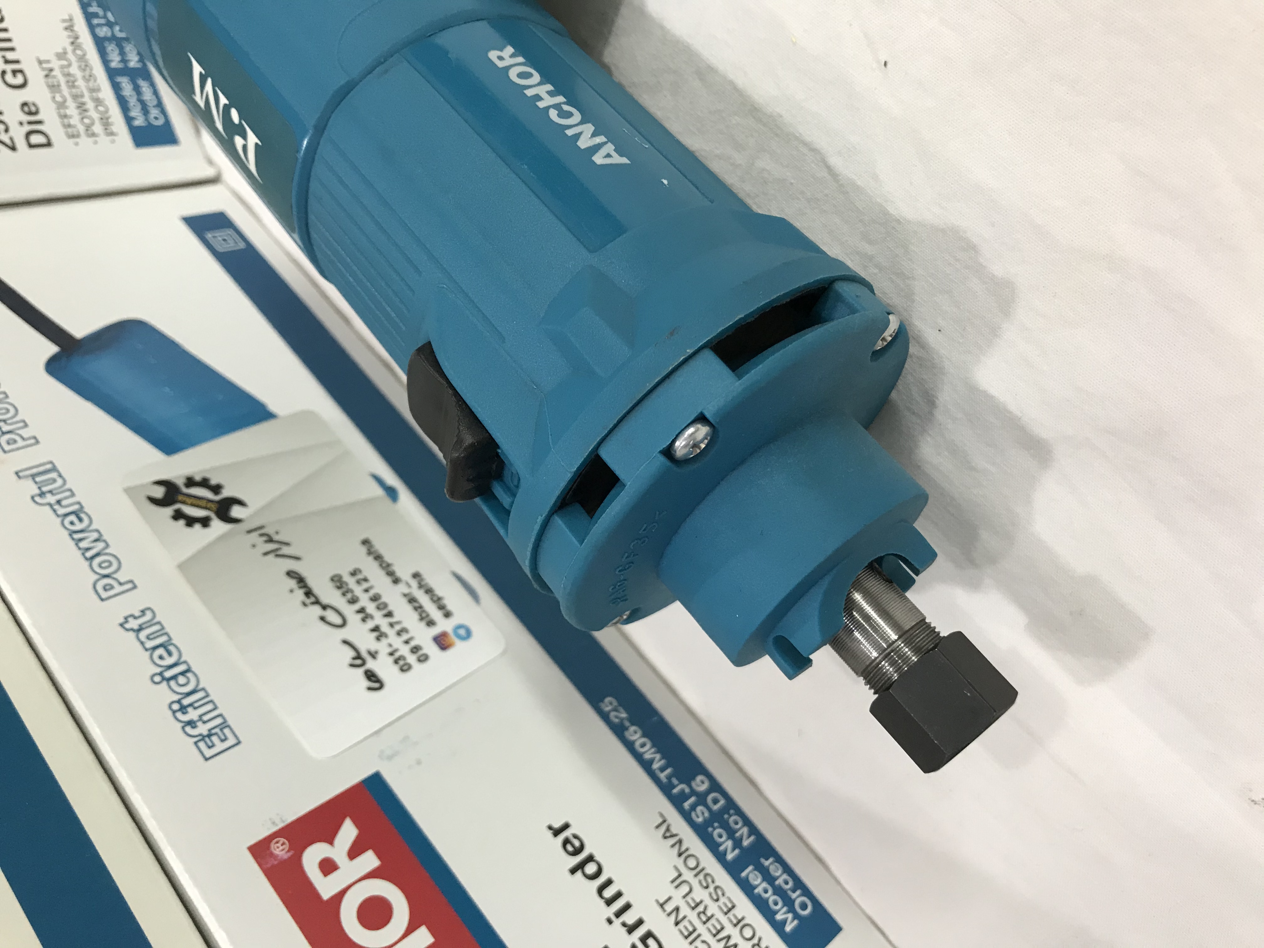 جزئیات کیفیت ساخت و متریال بهکاررفته در فرز انگشتی دیمردار آنکور مدل D6