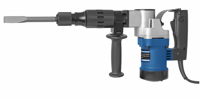 نمای جانبی و طراحی ظاهری چکش تخریب ۶ کیلویی ویوارکس مدل VR1250-DH با رنگ‌بندی جذاب