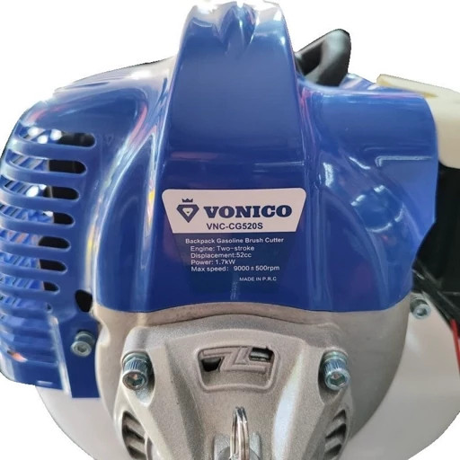 نمای محصول علفزن علف تراش پشتی ونیکو مدل VNC-CG520s با تمامی جزئیات ظاهری و فنی