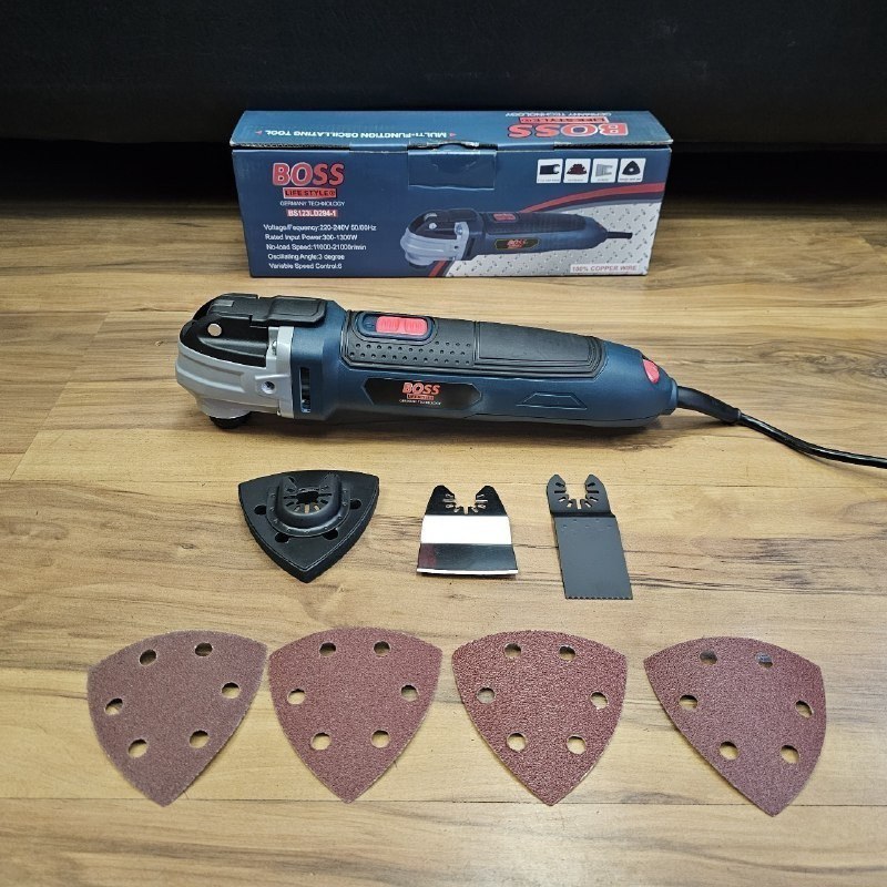 نمای پشت و اجزای تشکیلدهنده فرز چند کاره (Multi Tools) باس مدل BS294 با کیفیت بالا