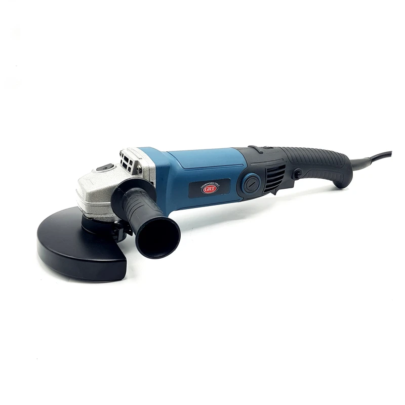 جزئیات دقیق قطعات و اجزای مینی فرز صنعتی دسته بلند دیمردار ۹۵۰ وات GRT مدل G4018T در نمای ماکرو