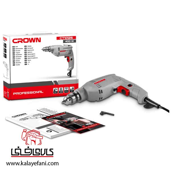 جزئیات کیفیت ساخت و متریال بهکاررفته در دریل برقی سه نظام ۱۰ کرون دیمردار مدل CT10126