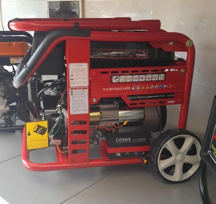 نمای پشت و اجزای تشکیلدهنده موتور برق کواکس مدل CV9700DXE2 تک فاز با کیفیت بالا