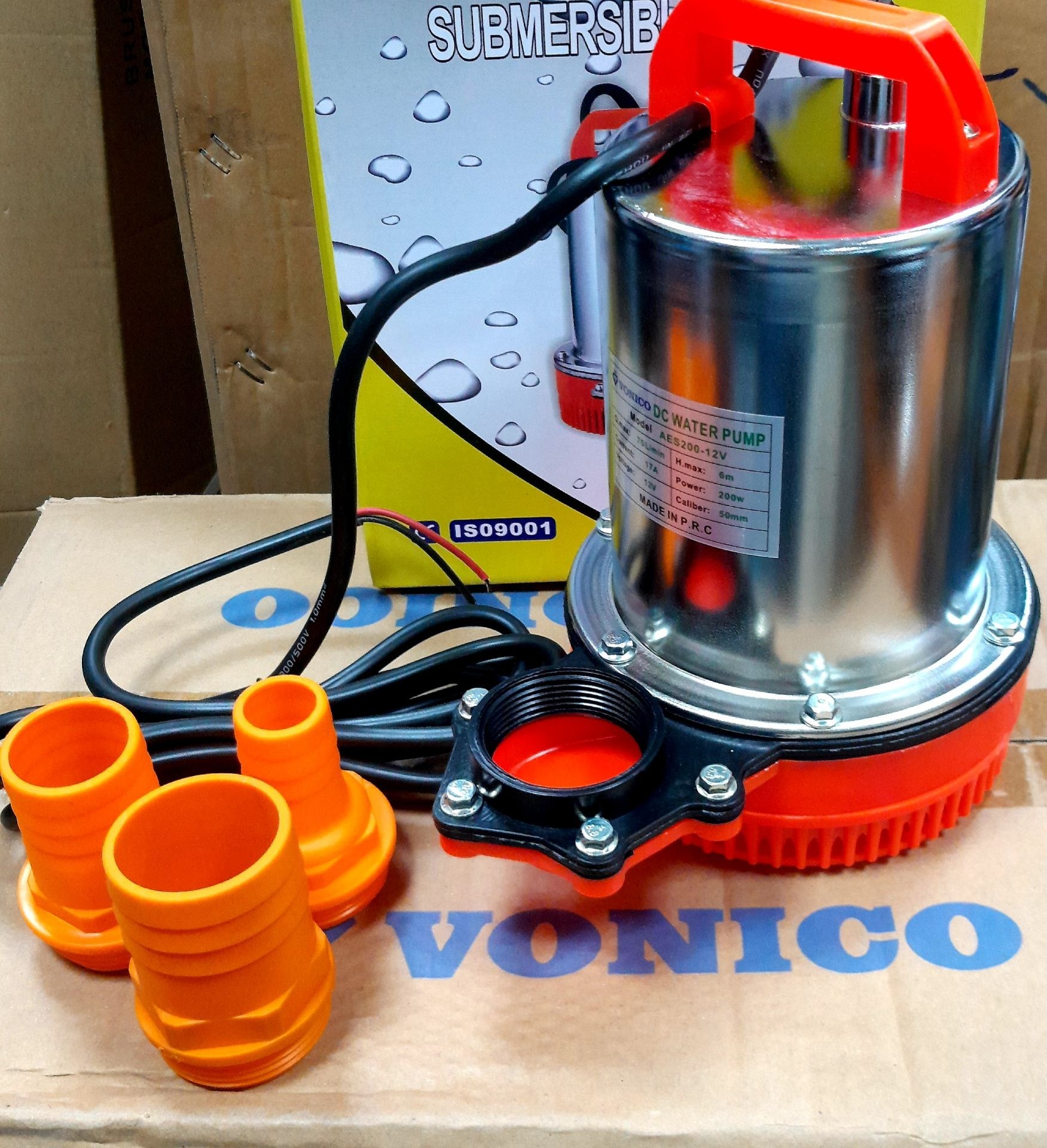نمای قدی کفکش ۱۲ ولت ۲ اینج ونیکو مدل AES200-12V با تمرکز بر طراحی و کارایی محصول