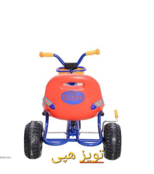 جزئیات دقیق قطعات و اجزای سهچرخه کودک میکی جی تویز در نمای ماکرو