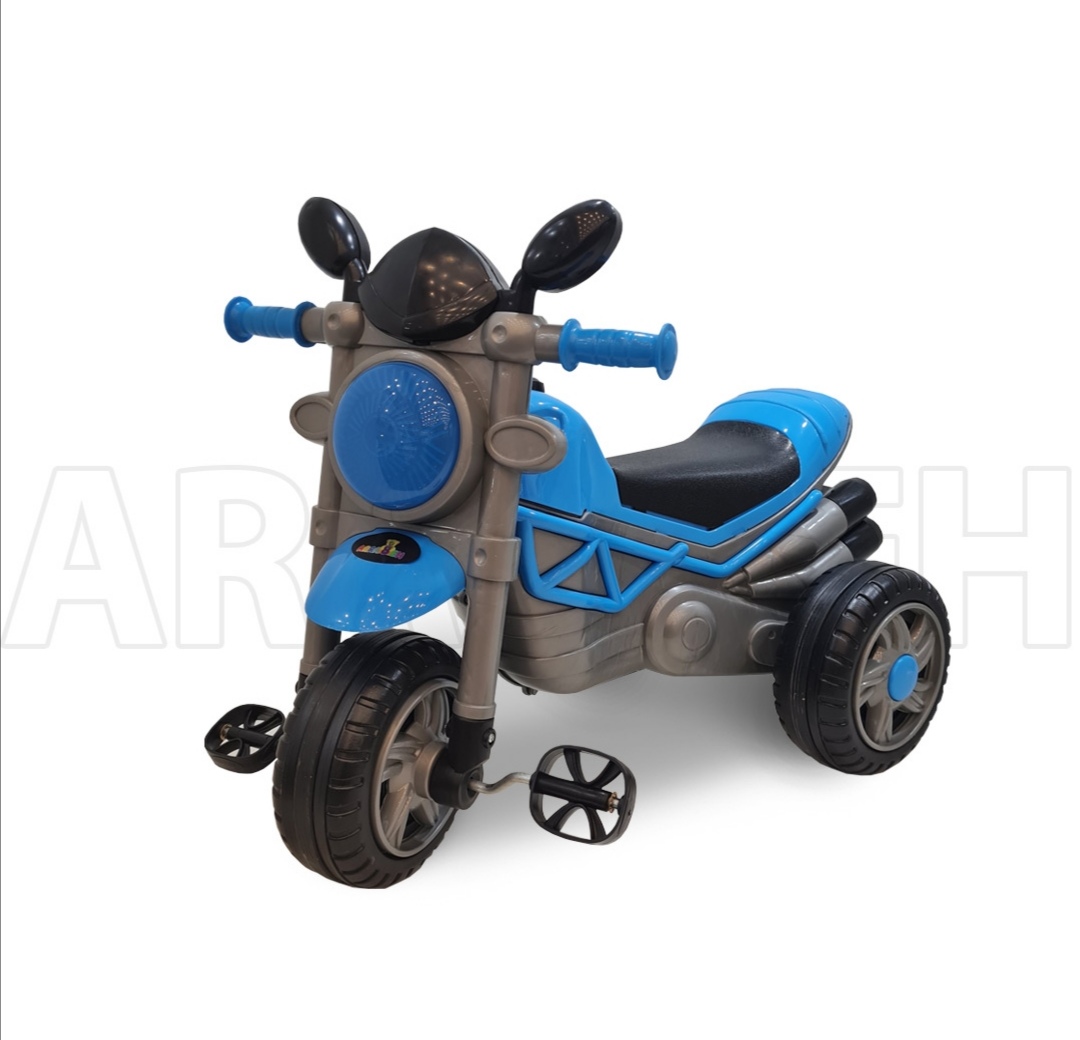 بستهبندی اورجینال سهچرخه کودک موزیکال چراغ دار رکسانا همراه با مشخصات فنی محصول