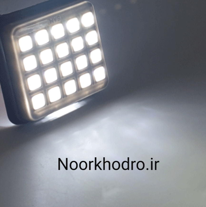 نمای پشت و اجزای تشکیلدهنده چراغ سقف خودرو SMD پراید با کیفیت و پرنور ،مناسب برای با کیفیت بالا