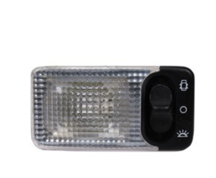 نمای قدی چراغ سقف خودرو SMD سمند رنگ سفید یخی با تمرکز بر طراحی و کارایی محصول