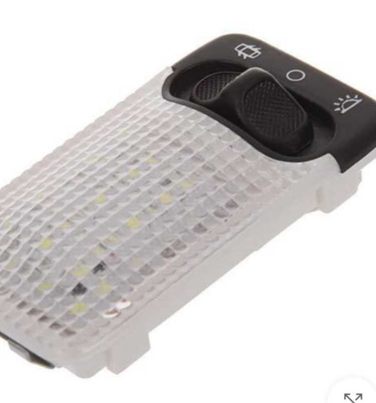 جزئیات کیفیت ساخت و متریال بهکاررفته در چراغ سقف خودرو SMD سمند رنگ سفید یخی