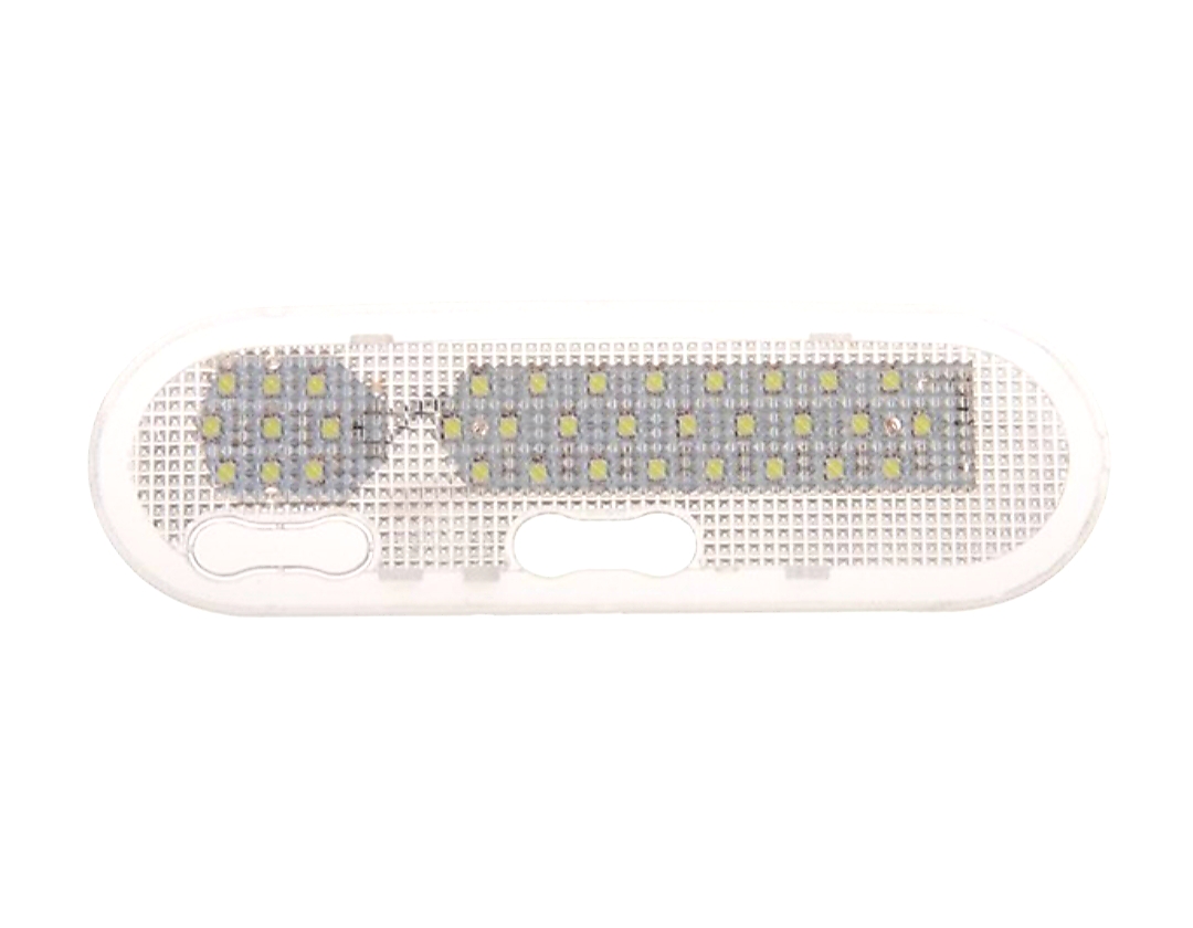نمای پشت و اجزای تشکیل‌دهنده چراغ سقف خودرو SMD ساندرو و L90 یخی با کیفیت بالا